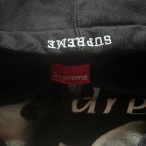 Supreme Martin Luther King black hoodie
